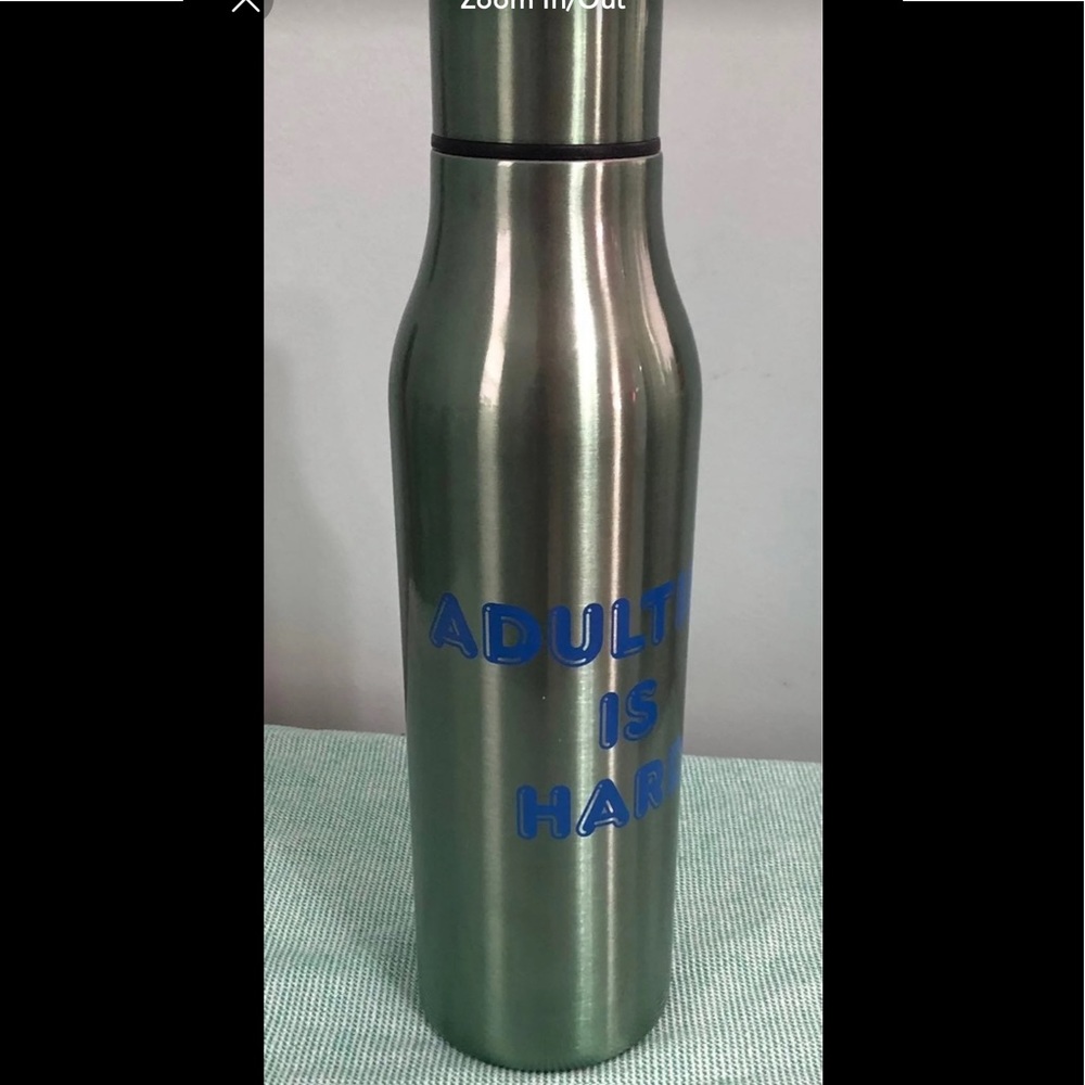 Adult is hard graphic Stainless steel double wall sealed water bottle.20oz
